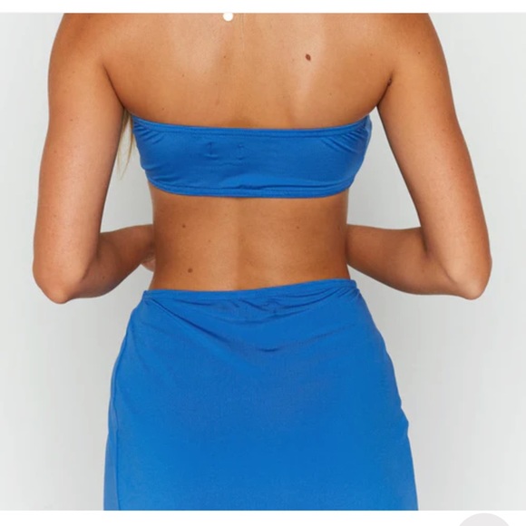 Beginning boutique mid skirt and bandeau top set size bottoms size 6 top size 4 - Picture 5 of 6